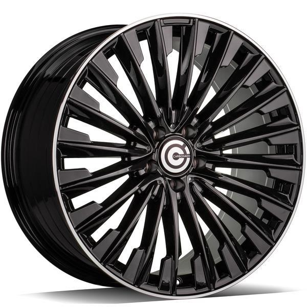 Action Black Glossy Lip Polished 8,5x20 5/112 ET30 CB66,6 60°
