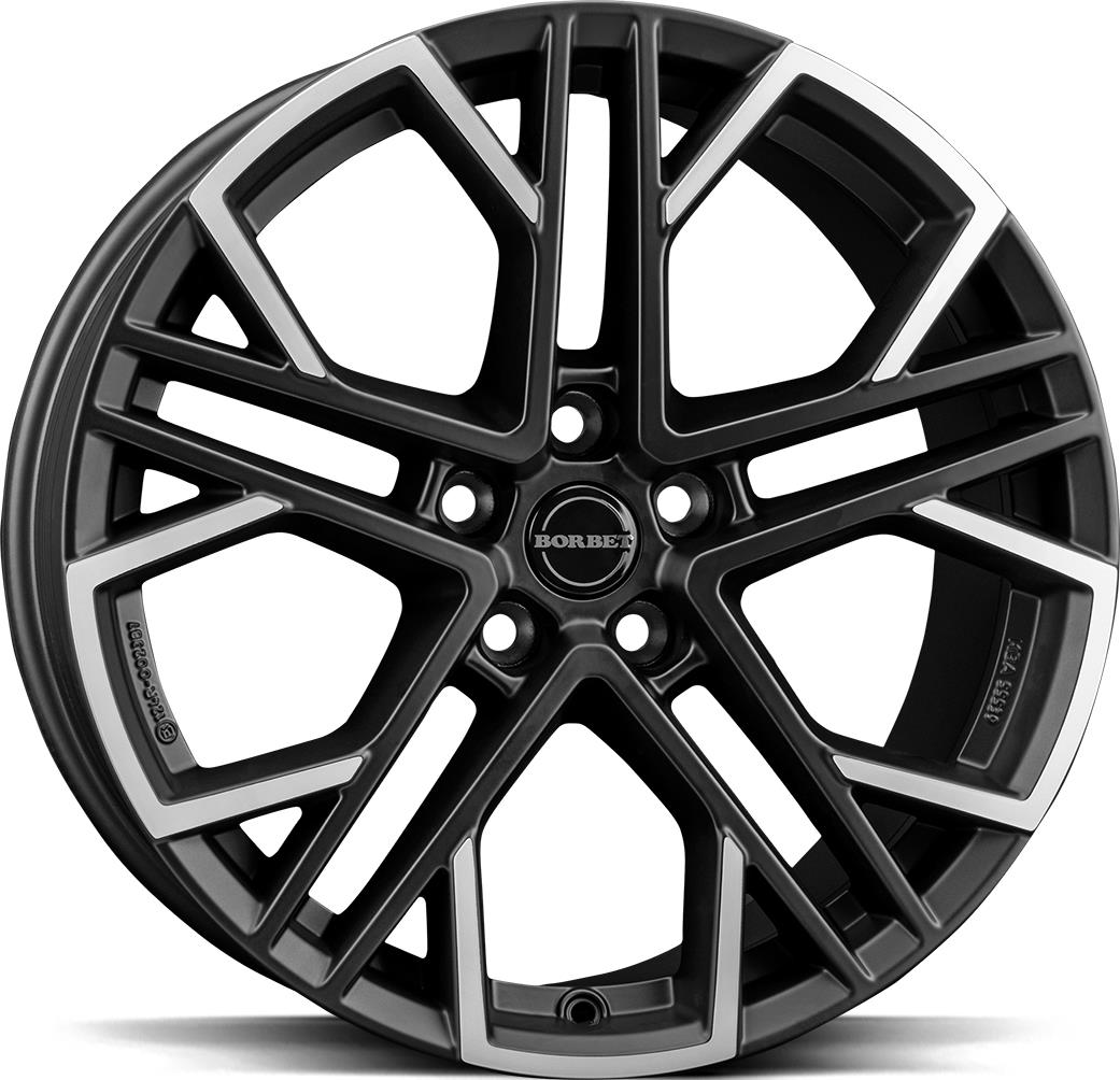 BORBET XV Black Pol Matt 8,5x19 5x112 ET30 CB72.5 60° 910 kg