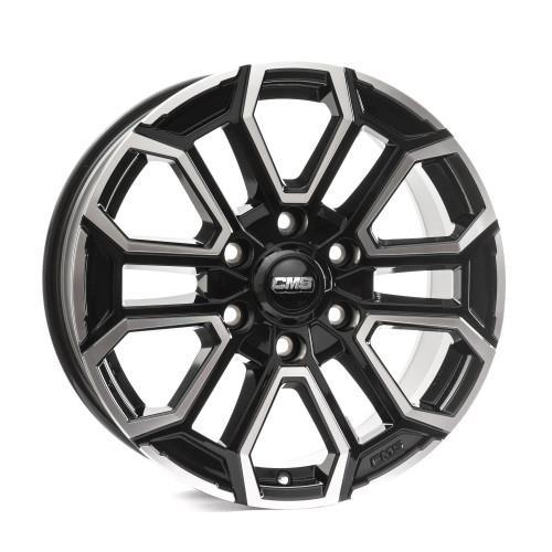 C35 Black Polished 8x18 6/139,7 ET45 60°