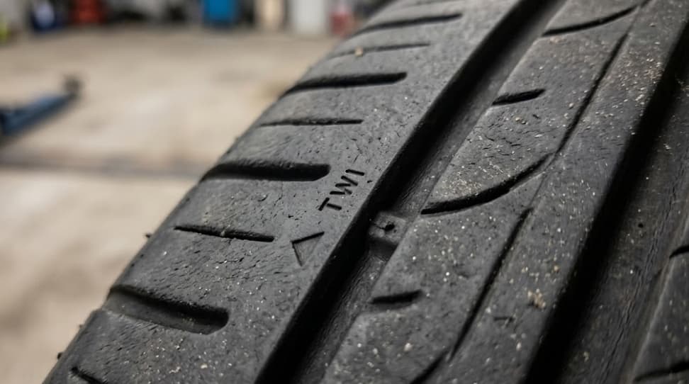 Renkaan TWI-merkintä