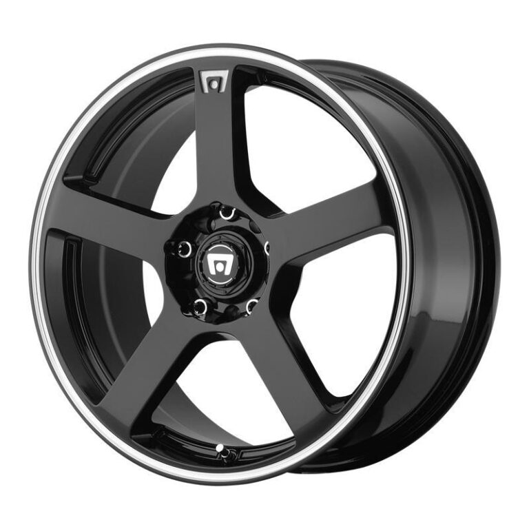 MR116 Gloss Black Machined Flange 8x18 5/108/114,3 ET45 CB72,6 60°