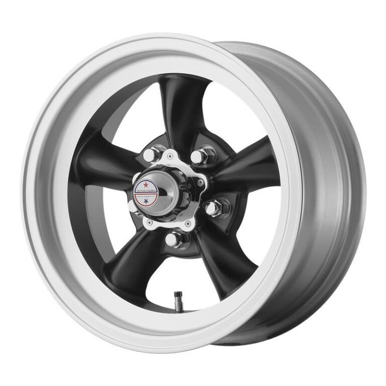 VN105 Satin Black Machined Lip 7x15 5/120,65 ET-6 CB83,1 60°