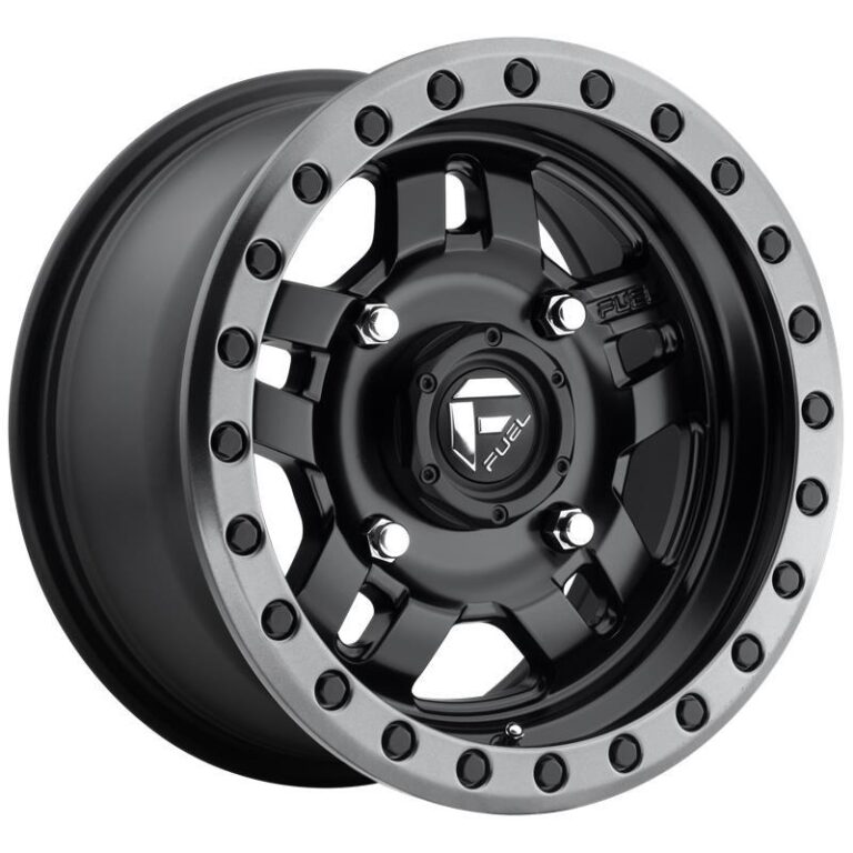 FV557 MATTE BLACK GUN METAL RING 7x15 4/137 ET13 CB110,1 60°