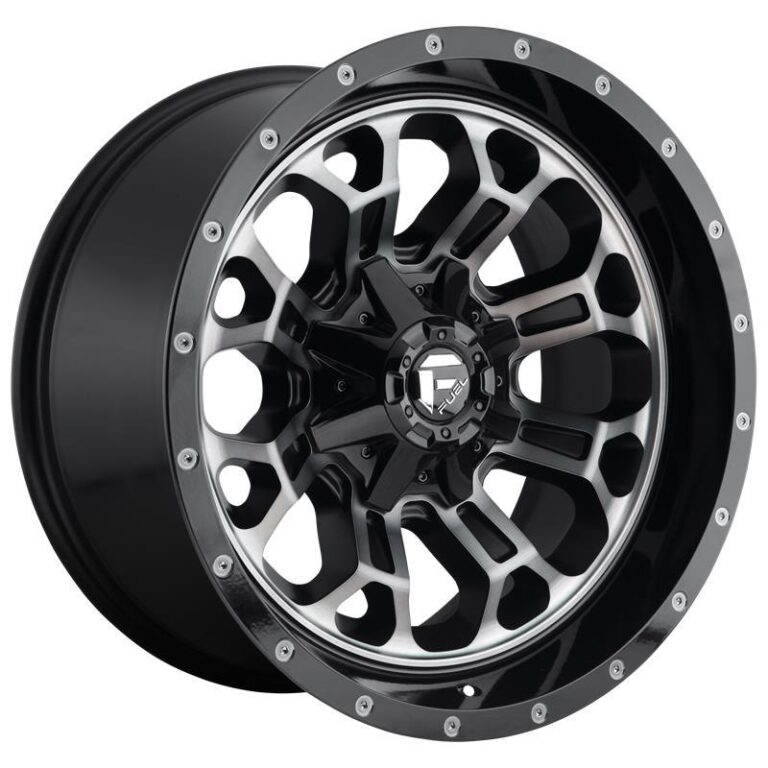 FC561 GLOSS MACHINED DOUBLE DARK TINT 9x17 5/114,3/127 ET-12 CB78,1 60°