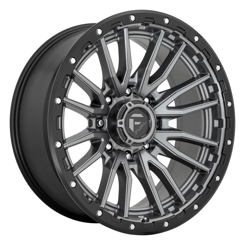 FC680 MATTE GUN METAL BLACK BEAD RING 9x18 6/120 ET1 CB67,1 60°