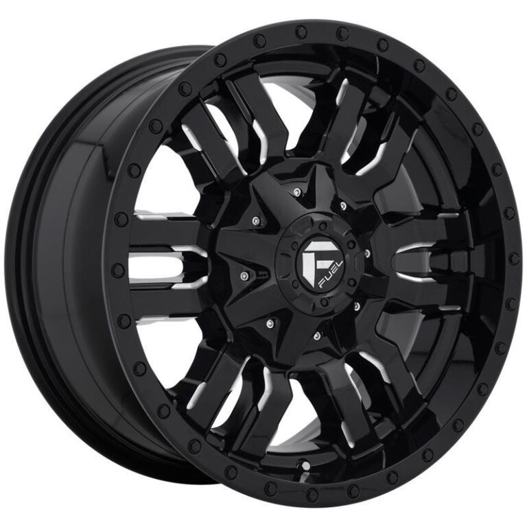FC595 GLOSS BLACK MILLED 10x20 8/165,1 ET-18 CB125,1 60°
