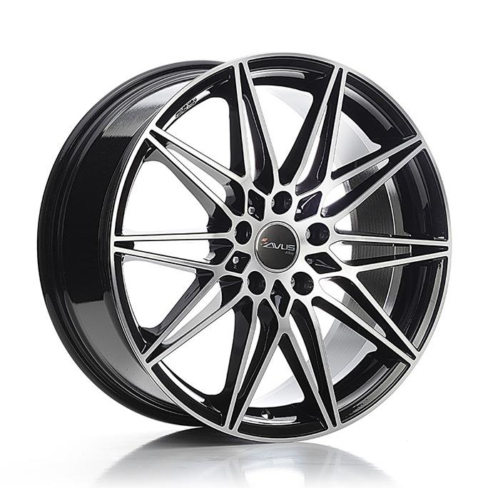 AVUS AC-MB5 Black Polished 8,5x19 5/120 ET47 CB72,6 POISTO 60°