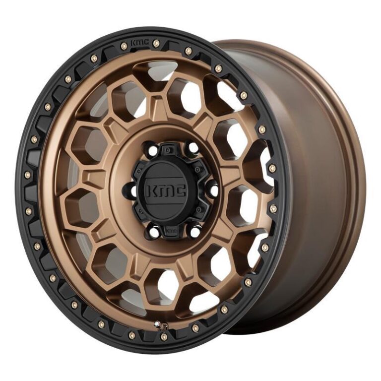 KM545 Matte Bronze With Black Lip 8x17 5/114,3 ET35 CB72,6 60°