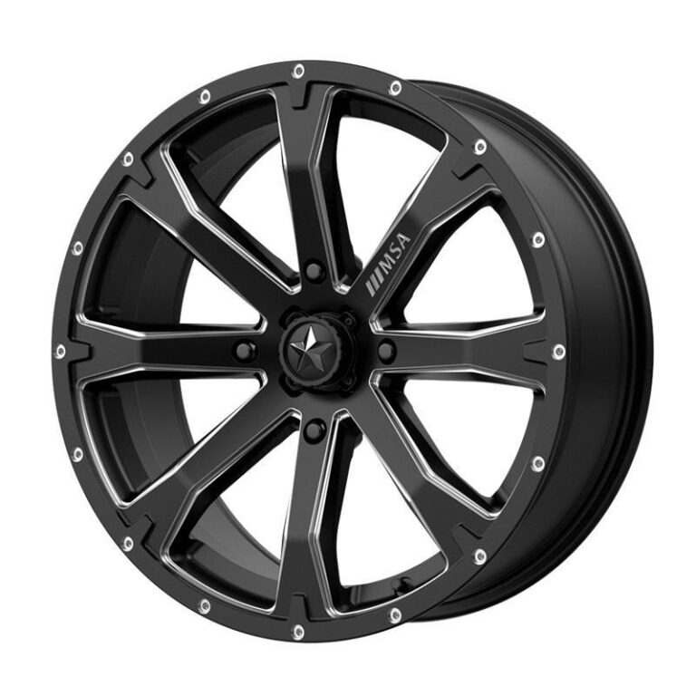 MA42 Satin Black Milled 7x14 4/110 ET10 CB86,0 60°
