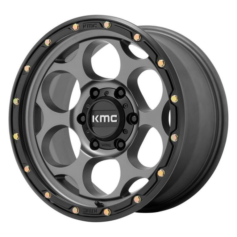 KM541 Satin Gray With Black Lip 9x20 6/139,7 ET0 CB106,2 60°