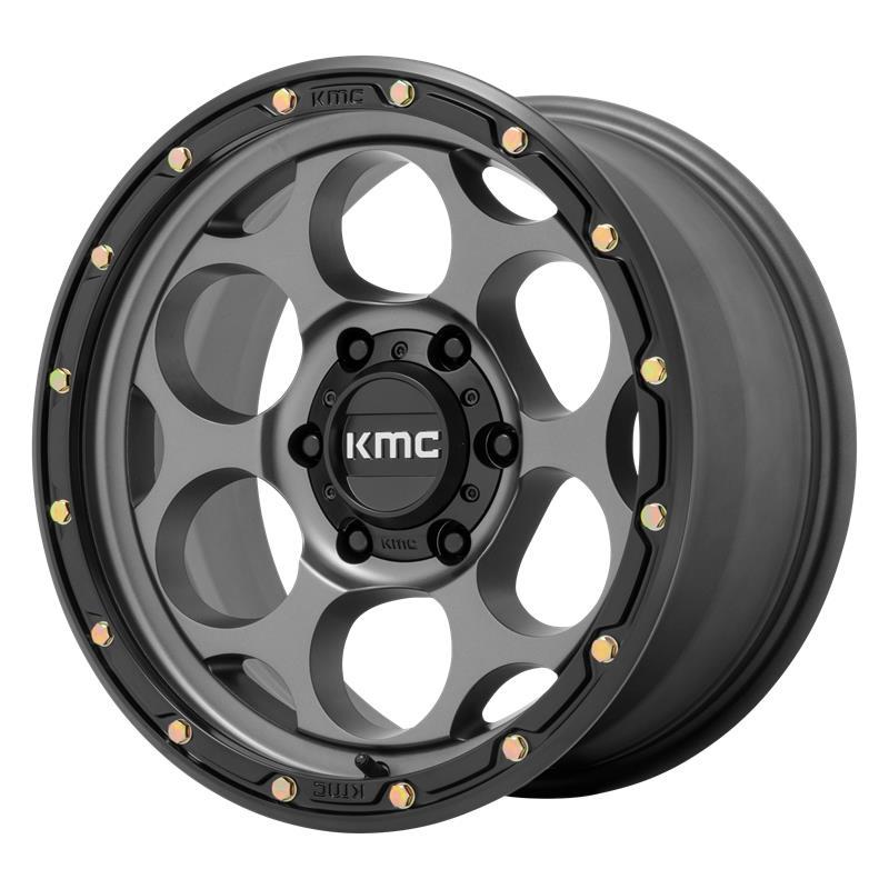 KM541 Satin Gray With Black Lip 9x20 6/139,7 ET0 CB106,2 60°