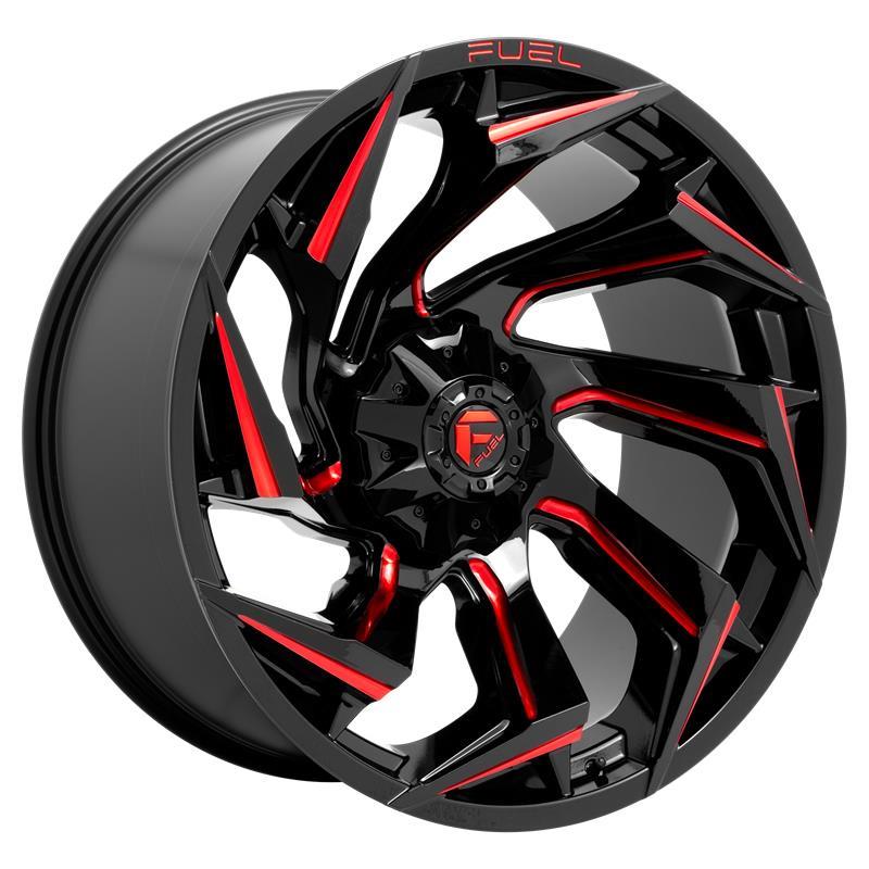 FC755 Gloss Black Milled With Red Tint 10x20 6/135/139,7 ET-18 CB106,1 60°