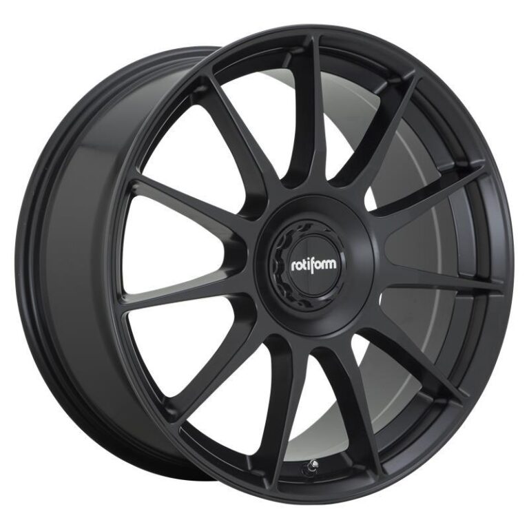 R168 DTM SATIN BLACK Black 8,5x18 5x100/112 ET35 CB66.6 60° 725 kg