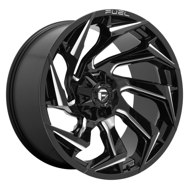 D753 REACTION GLOSS BLACK MILLED 9x18 5/114,3/127 ET1 CB78,1 60°