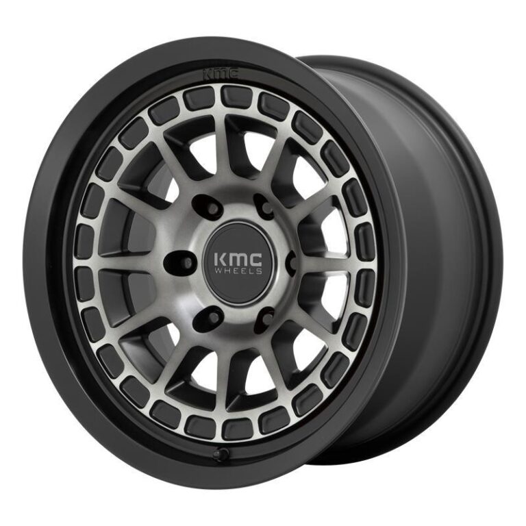 KM719 CANYON SATIN BLACK W/ GRAY TINT 8,5x17 6/139,7 ET0 CB106,1 60°