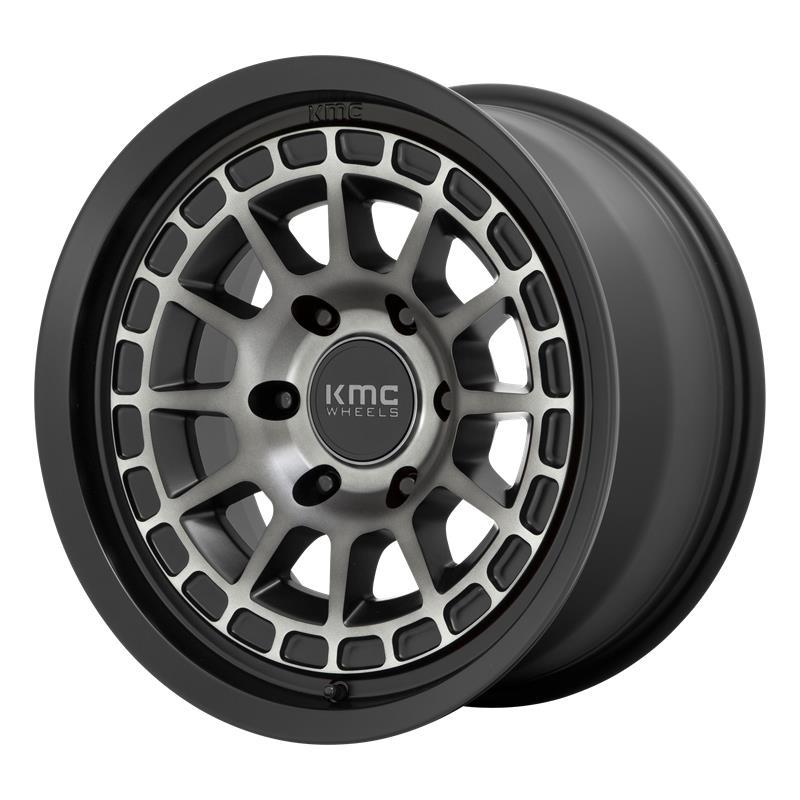 KM719 CANYON SATIN BLACK W/ GRAY TINT 8,5x17 6/139,7 ET0 CB106,1 60°