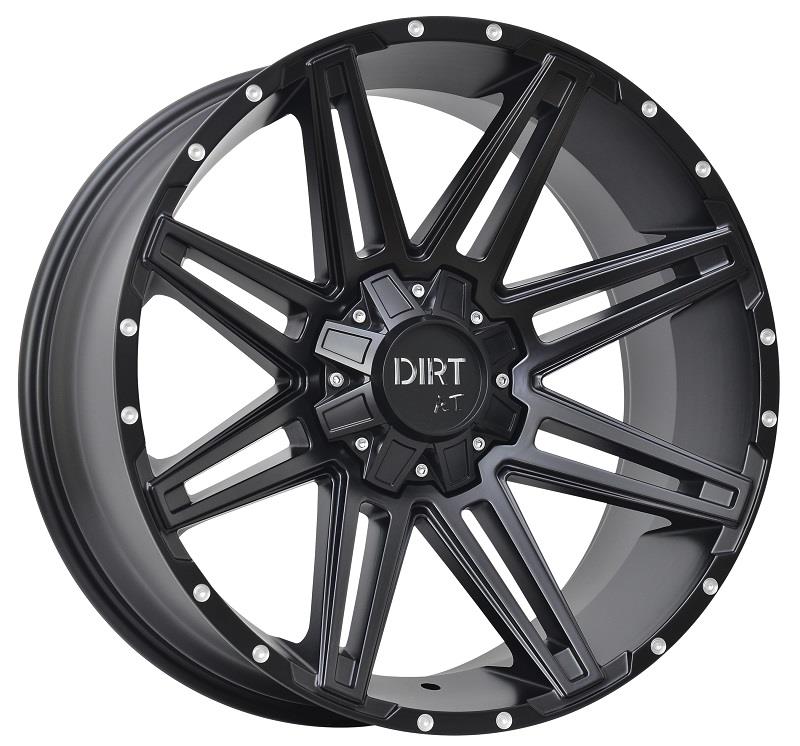 D88 Flatblack milled rivets 9x20 5/120/139,7 ET25 CB78,1 60°