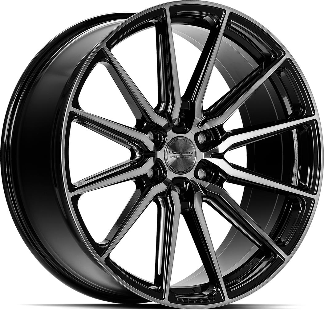 VOSSEN HF6.1 Tinted Gloss Black 9,5x22 6/139,7 ET20 CB106,1 60°