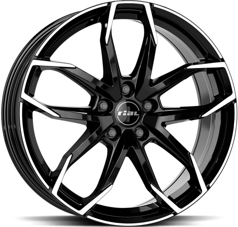 RIAL Lucca Diam Black Pol 7,5x17 5/115 ET45 CB70,2 60°