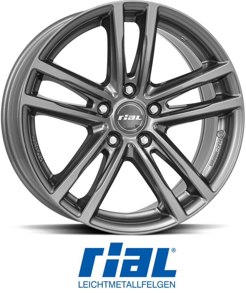 RIAL X10 Metal Grey 8x19 5/112 ET40 CB57,1 R13