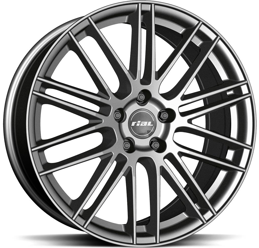 RIAL KiboX Metal Grey 9x20 5/112 ET52 CB66,6 R14