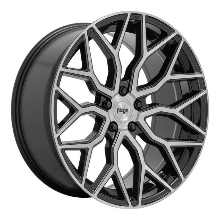 M262 MAZZANTI GLOSS BLACK BRUSHED FACE 9,5x19 5/120 ET35 CB72,5 60°