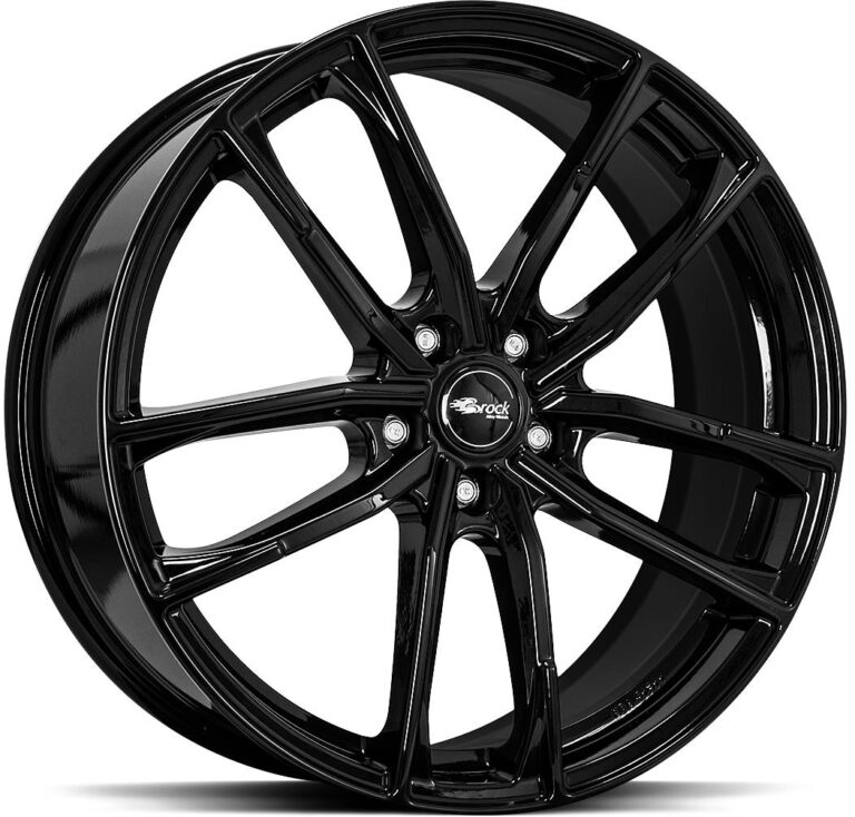 BROCK B38 Shiny Black 8x18 5/114,3 ET35 CB72,6 60°