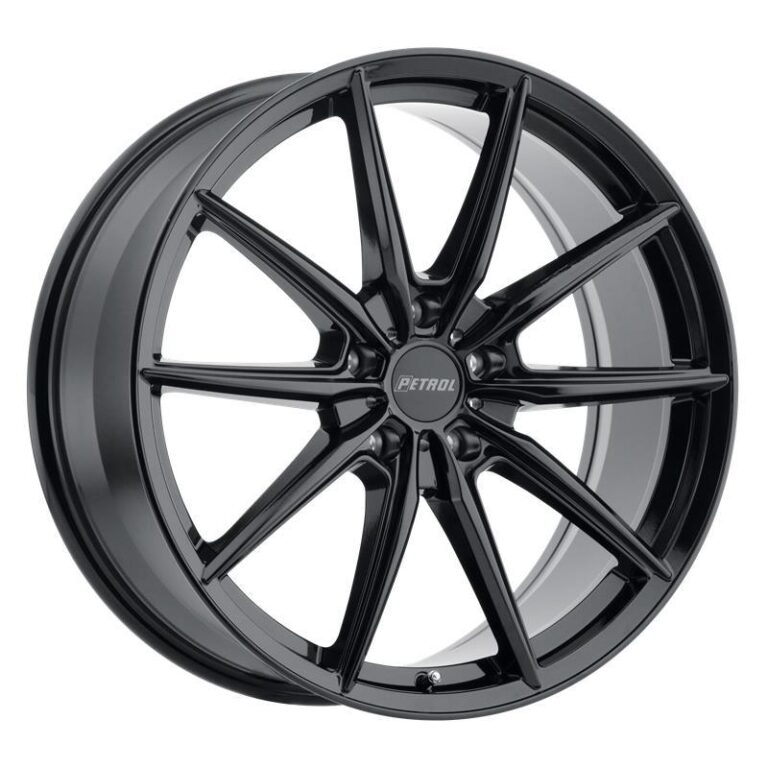 P4B GLOSS BLACK 8x19 5/120 ET35 CB76,1 60°