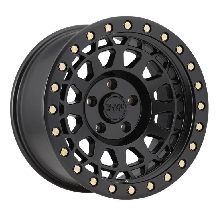 PRIMM MATTE BLACK W/ BRASS BOLTS 9,5x20 6/139,7 ET12 CB112,1 60°