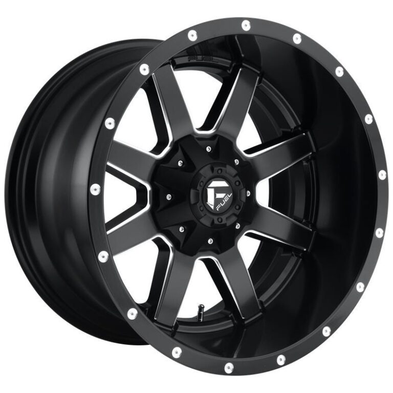 D538 MAVERICK MATTE BLACK MILLED 10x15 4/137 ET0 CB110,2 60°
