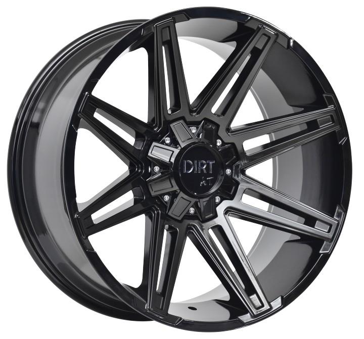 D88 Glossblack 10x22 5/127/139,7 ET-20 CB78,1 60°