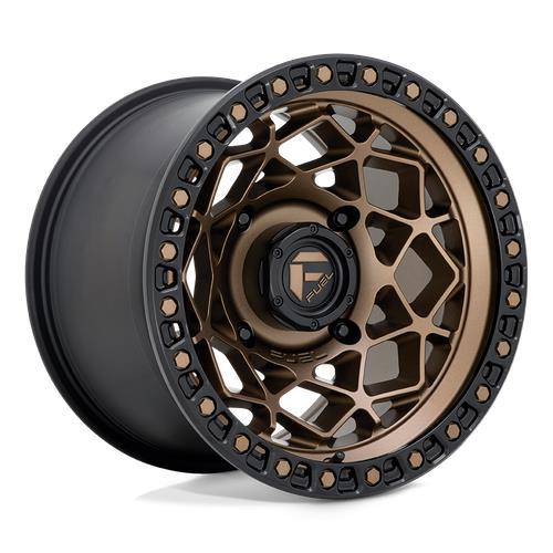 D785 UNIT UTV BRONZE W/ MATTE BLACK RING 10x15 4/137 ET0 CB110,2 60°