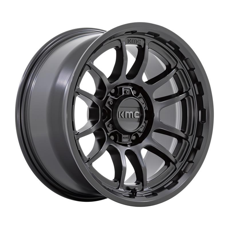 KM727 WRATH SATIN BLACK 8,5x17 5/127 ET-10 CB71,5 60°