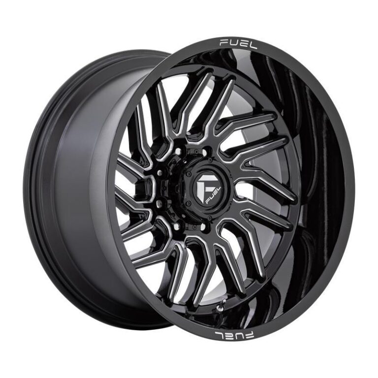 D807 HURRICANE GLOSS BLACK MILLED 9x20 8/165,1 ET20 CB125,1 60°