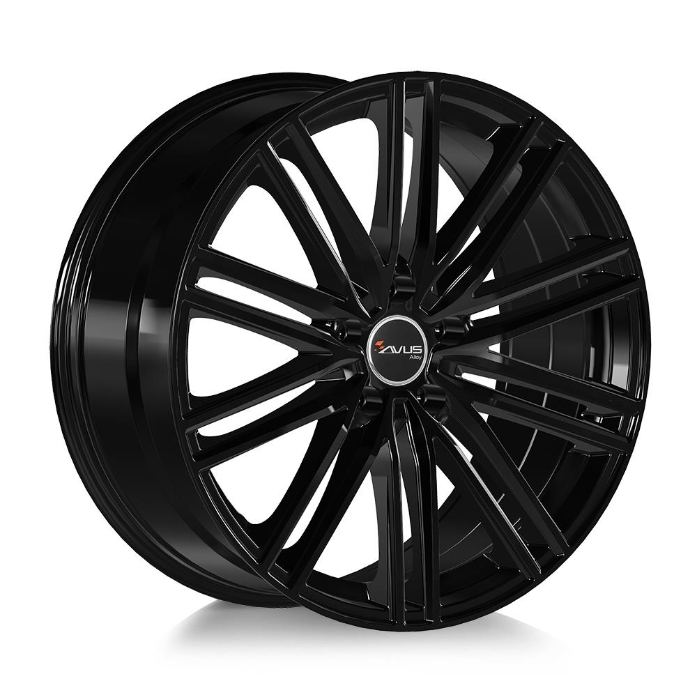 AVUS AC-M08 Black 9x22 5/112 ET26 CB66,6 R14