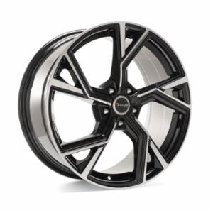 AVUS AF20 Black Polished 8,5x20 5/112 ET32 CB66,6 R13