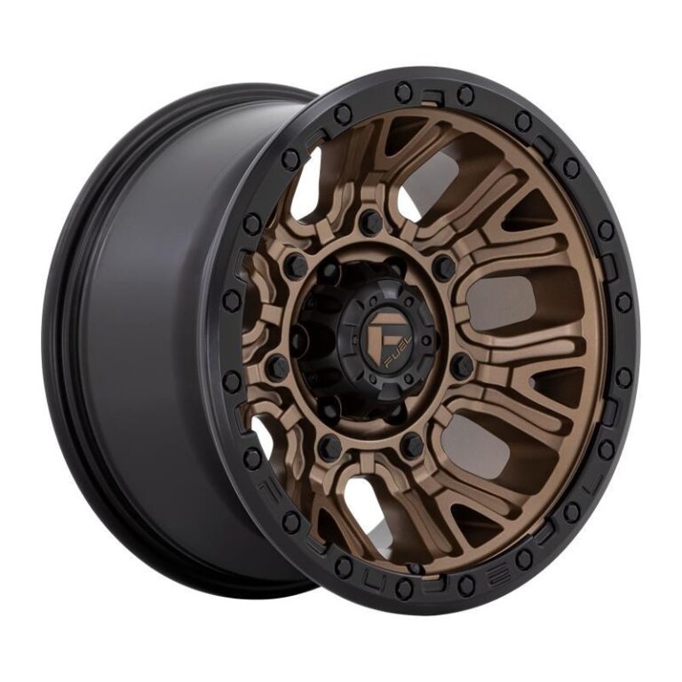 D826 TRACTION MATTE BRONZE W/ BLACK RING 10x20 8/170 ET-18 CB125,1 60°