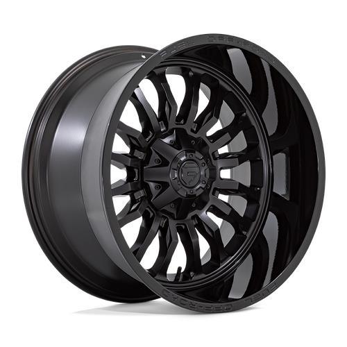 D796 ARC MATTE BLACK W/ GLOSS BLACK LIP 10x20 8/180 ET-18 CB124,2 60°