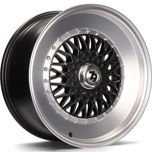 SV-F Matt Black Front Polished Lip Polished 8x17 5/112/114,3 ET30 CB72,6 60°