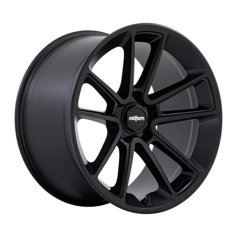 R194 BTL MATTE BLACK W/ BLACK CAP 12x22 5/130 ET55 CB71,5 60°