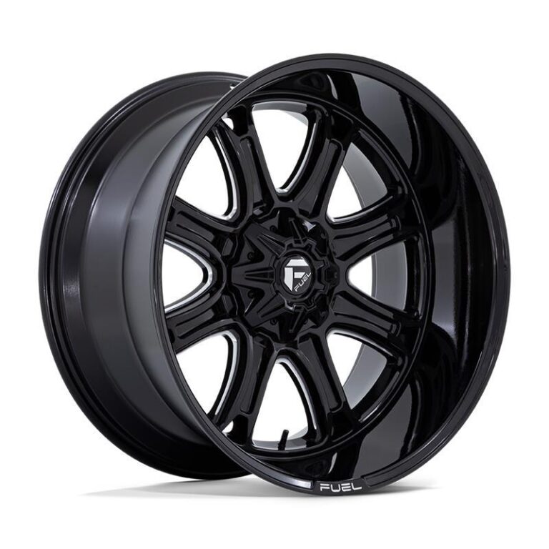DARKSTAR GLOSS BLACK MILLED 10x22 8/170 ET-18 CB125,1 60°