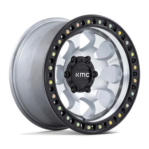 KM550 RIOT SBL MACHINED W/ SATIN BLACK LIP 9x17 6/139,7 ET-12 CB106,1 60°