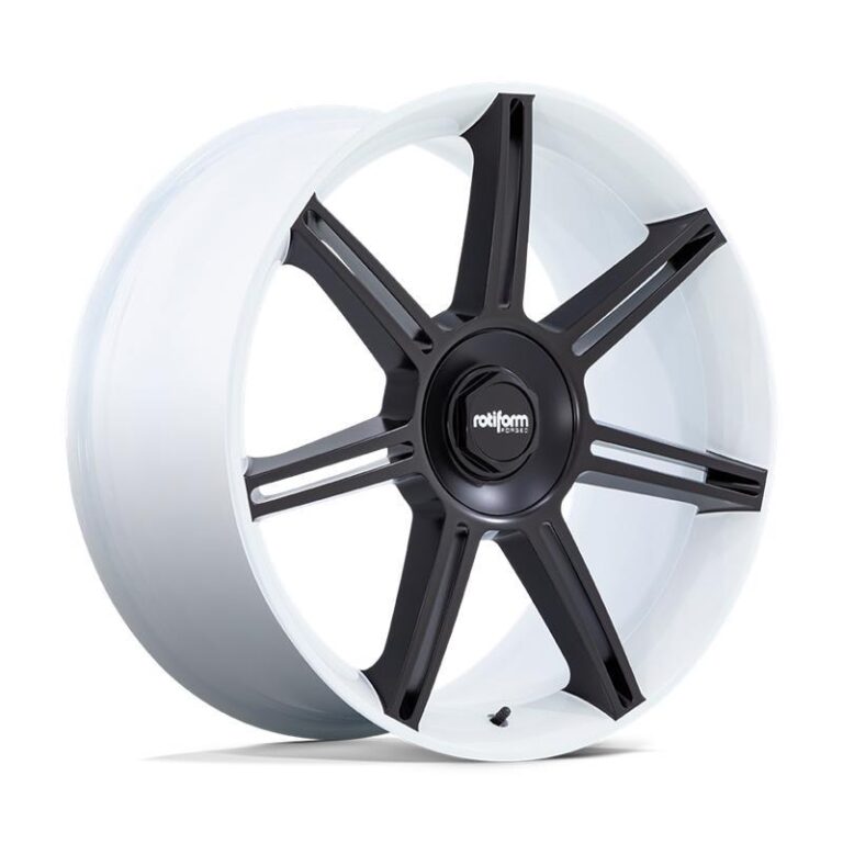 FRA GLOSS WHITE W/ M-BLACK SPOKES 10x22 5/130 ET56 CB71,5 60°