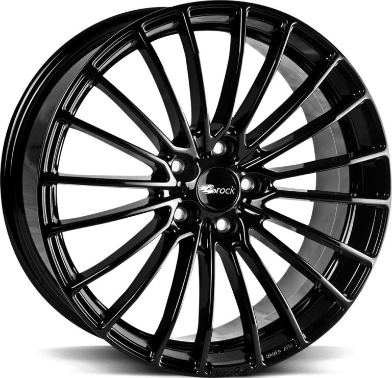 BROCK B24 Shiny Black 8,5x20 5/112 ET33 CB66,6 60°
