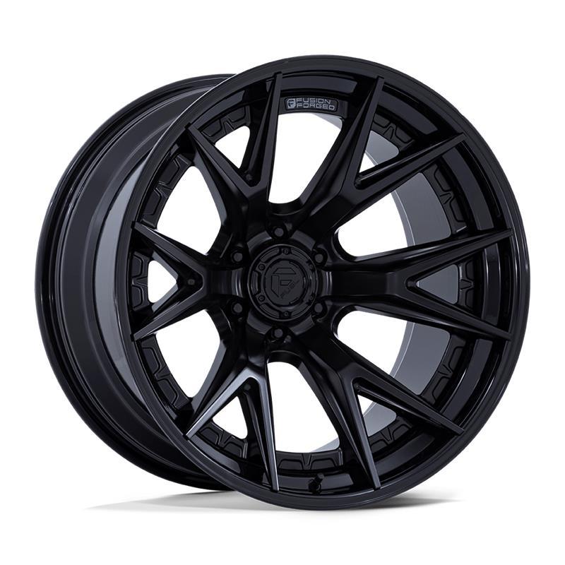FC402 CATALYST MATTE BLACK W/ GLOSS BLACK LIP 10x20 8/165,1 ET-18 CB125,1 60°