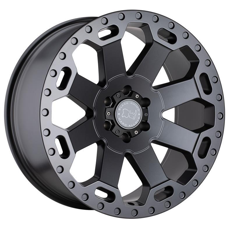 WARLORD MATTE GUNMETAL 9x17 5/127 ET-12 CB71,5 60°