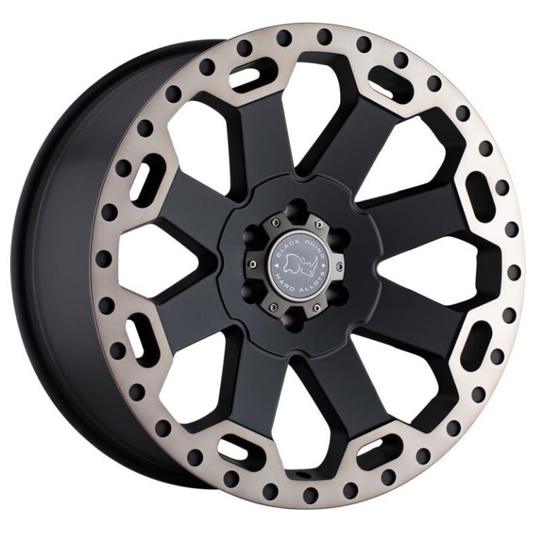 WARLORD MATTE BLACK W/ MACHINED DARK TINT 8x17 5/127 ET30 CB71,5 60°