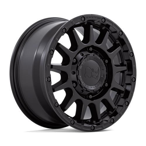 SEQUOIA MATTE BLACK 8x16 5/160 ET38 CB65,1 60°