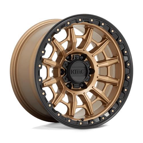 KM547 CARNAGE MATTE BRONZE W/ BLACK LIP 9x17 5/127 ET-12 CB71,5 60°