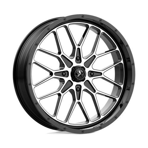 M45 PORTAL GLOSS BLACK MACHINED 7x24 4/137 ET0 CB112,1 60°